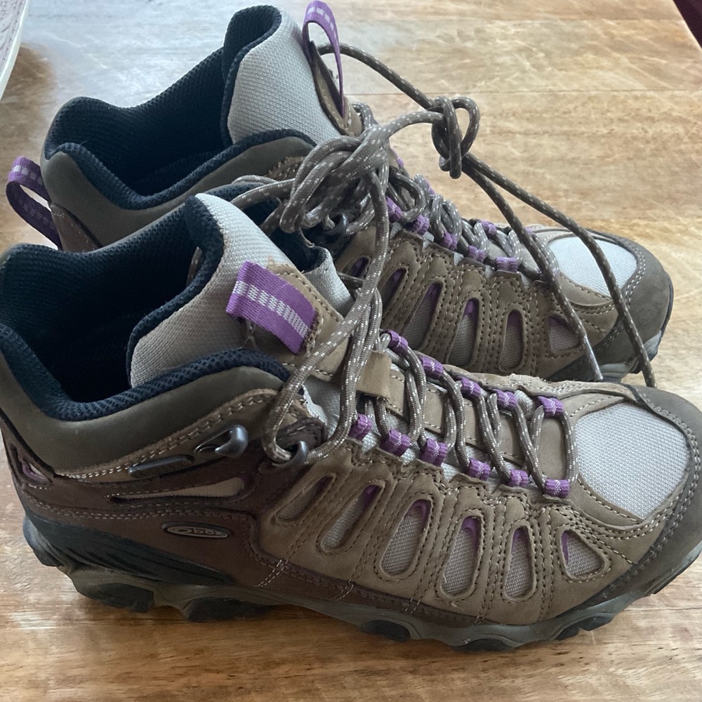 Oboz Mid Sawtooth Hiking Boots Size 9